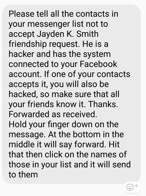 There is no hacker called “Jayden K. Smith”