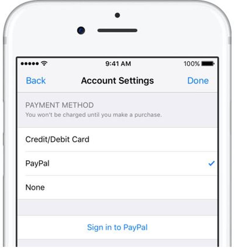 Apple users can now make App Store purchases with PayPal