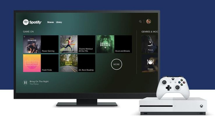 Spotify arrives on Xbox One