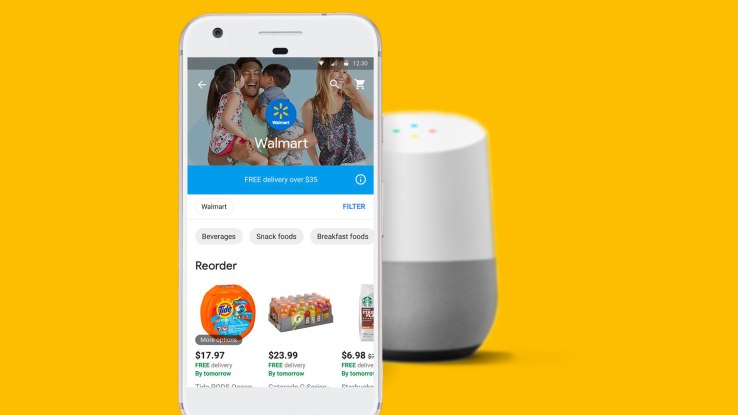 Walmart and Google partner on voice-based shopping