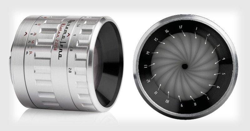 Oprema’s New Biotar 58mm f/2.0 Lens Has a Record 17-Blade Aperture