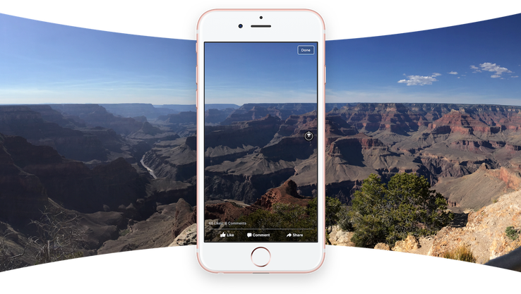 Facebook has a way to correct your crooked 360 photos