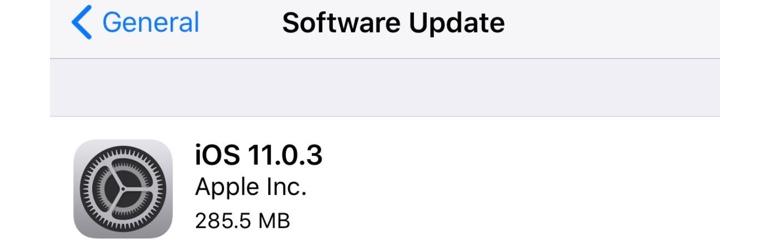 Apple's iOS 11.0.3 for iPhone and iPad is out, and it contains some odd bug fixes