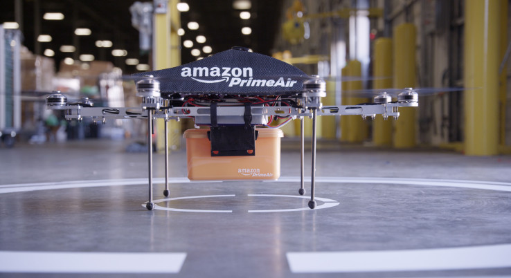 Amazon patents a drone that delivers a charge to power up EVs on the go