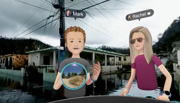 VR Mark Zuckerberg discusses how Facebook is using AI to aid the Red Cross in Puerto Rico