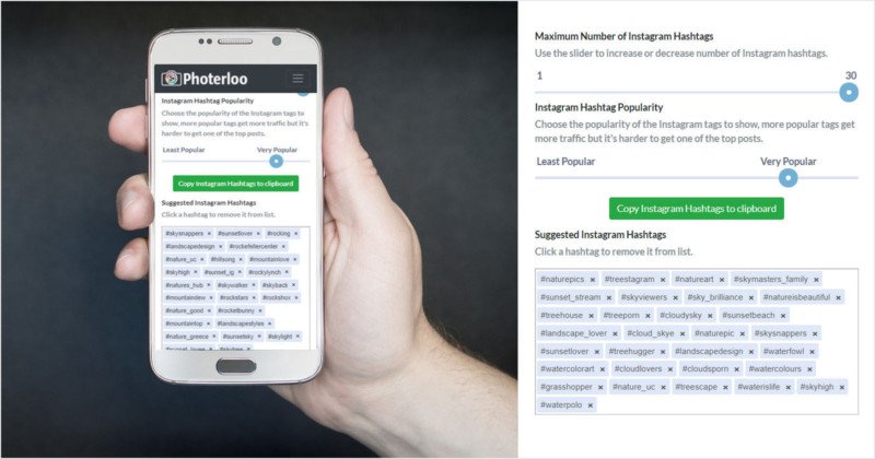 This Free Web App Suggests Instagram Hashtags for Photos Using AI