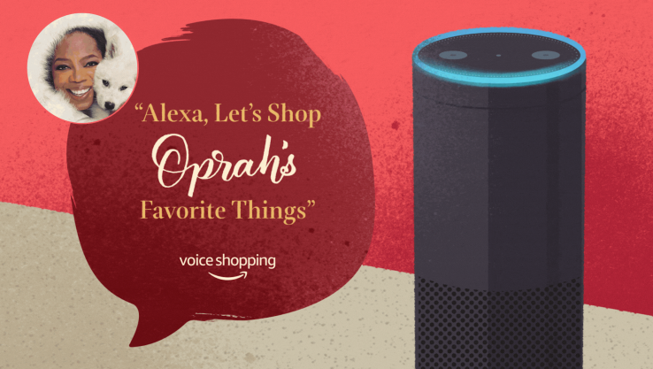 Alexa gets its first celeb voice with Oprah, but it’s just a holiday promo