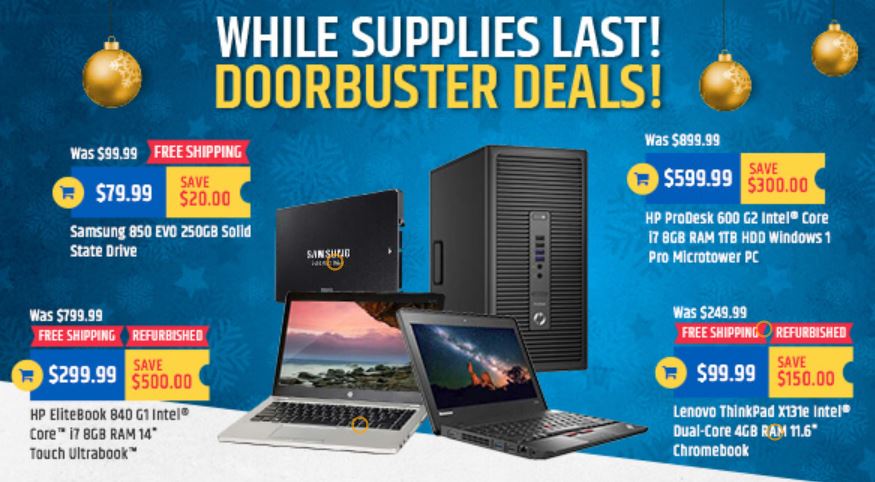 TigerDirect Black Friday ad features handful of laptop, desktop deals