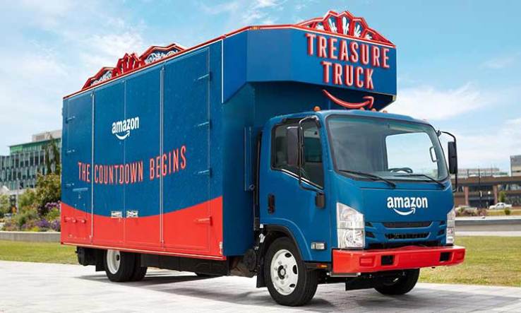 Amazon’s Treasure Truck is hitting the road in the U.K.