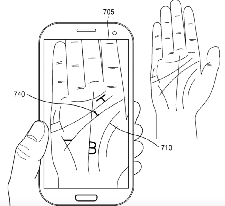 Forgotten password? Samsung's future phones could retrieve it using your palm