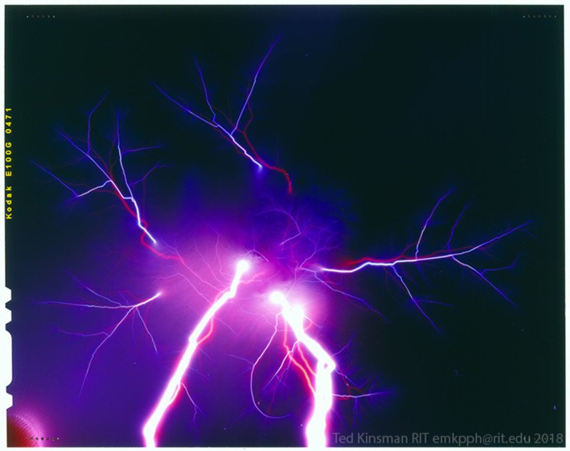 Zapping Film with Electricity: How to Make Spark Patterns in Photos