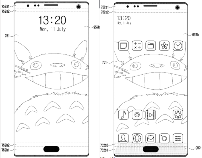 iPhone X has the notch but this is Samsung's solution for full-screen displays