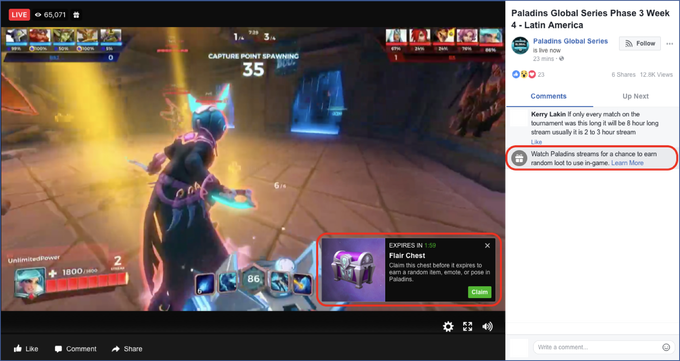 Facebook lets all PC games Live stream and reward viewers