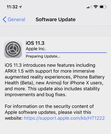 Apple releases iOS 11.3 with iPhone battery tool, new Animoji, and more