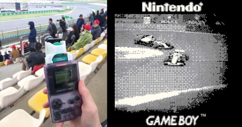 This Guy Shot Formula 1 with a Game Boy Camera and Phone Lens