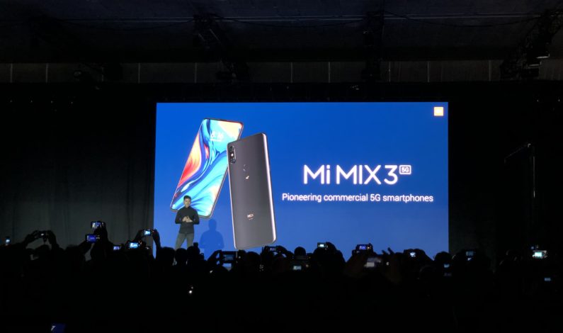 Xiaomi announces its first 5G phone, the Mi Mix 3 5G