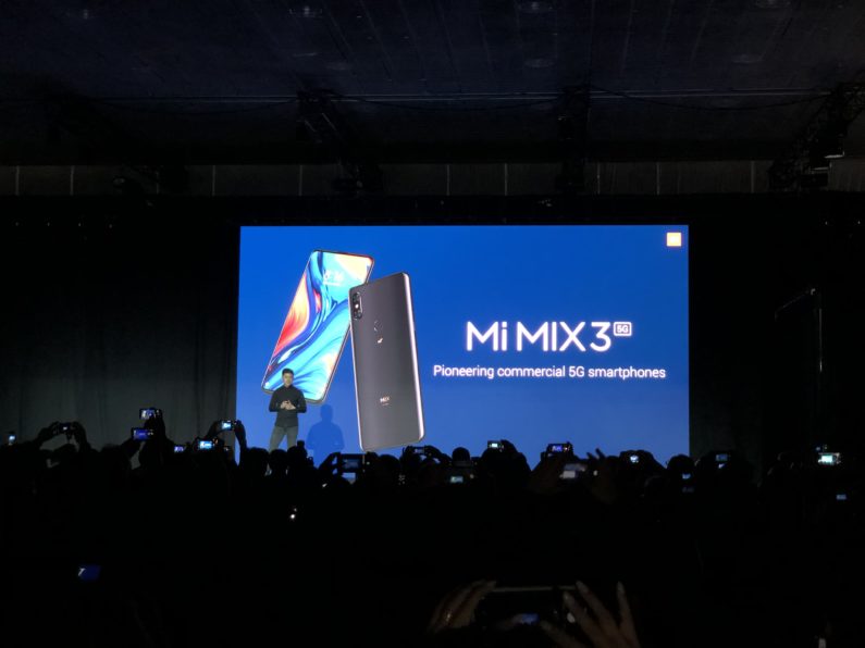 Xiaomi announces its first 5G phone, the Mi Mix 3 5G