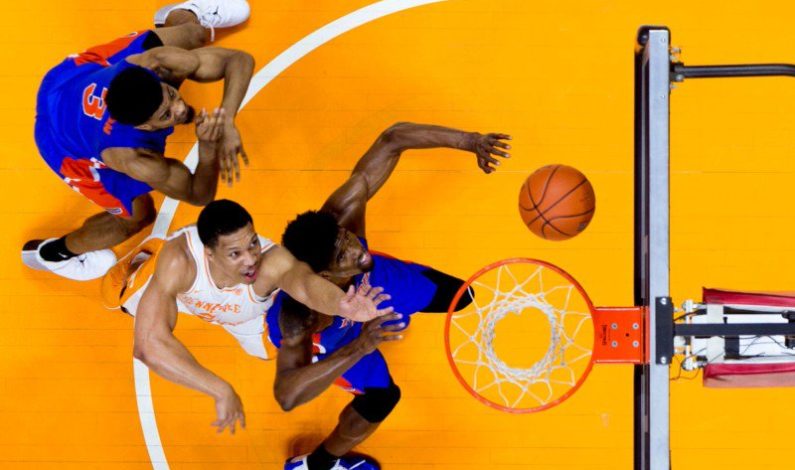 Shooting Overhead Action Photos of Tennessee Basketball