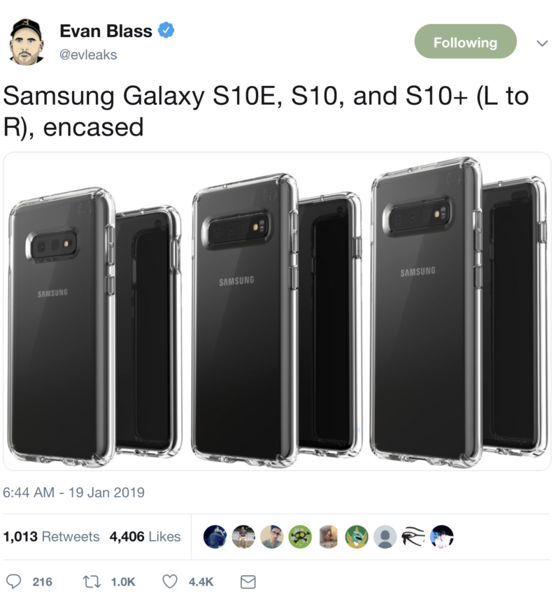 Samsung could release three variants of the Galaxy S10