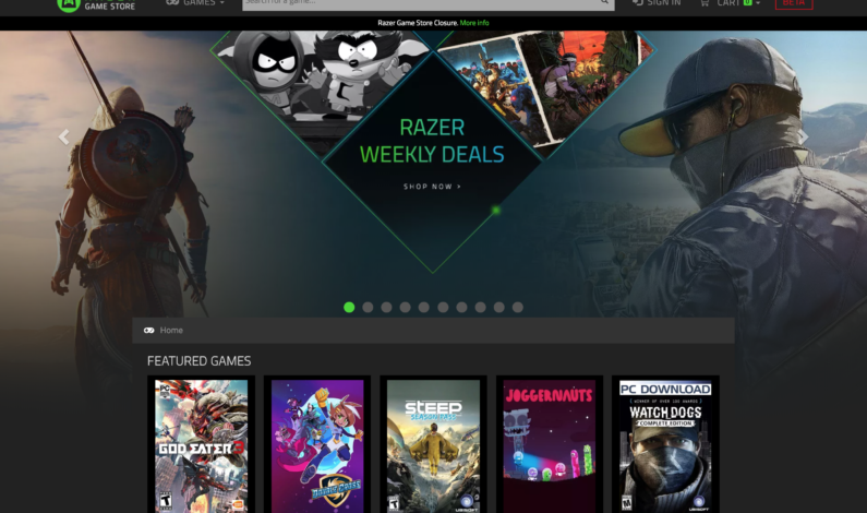 Razer is closing its game store after less than a year