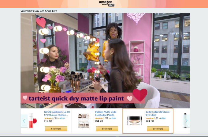 ‘Amazon Live’ is the retailer’s latest effort to take on QVC with live-streamed video