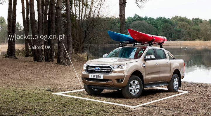 Ford partners with geocoding startup what3words