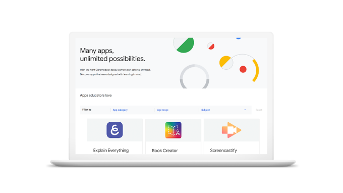 Google to launch a ‘Chromebook App Hub’ for educational apps and lesson ideas