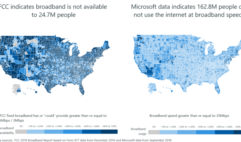 Microsoft says its data shows FCC reports massively overstate broadband adoption