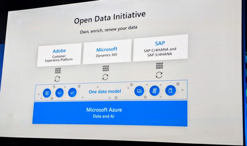 Microsoft, Adobe and SAP prepare to expand their Open Data Initiative