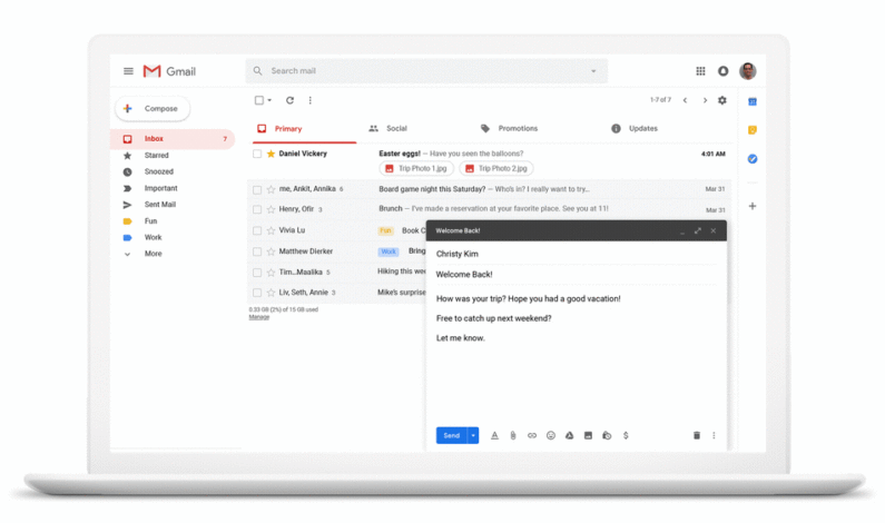 Gmail turns 15, gets Smart Compose improvements and email scheduling